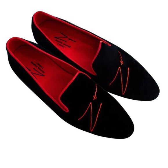 Zeusori Vampire Z Series 1 Elegant Loafers Velvet Silhouette Slippers Men's 10 - Picture 2 of 7